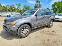 Salvage cars for sale from Copart Hampton, VA: 2004 BMW X5 3.0i