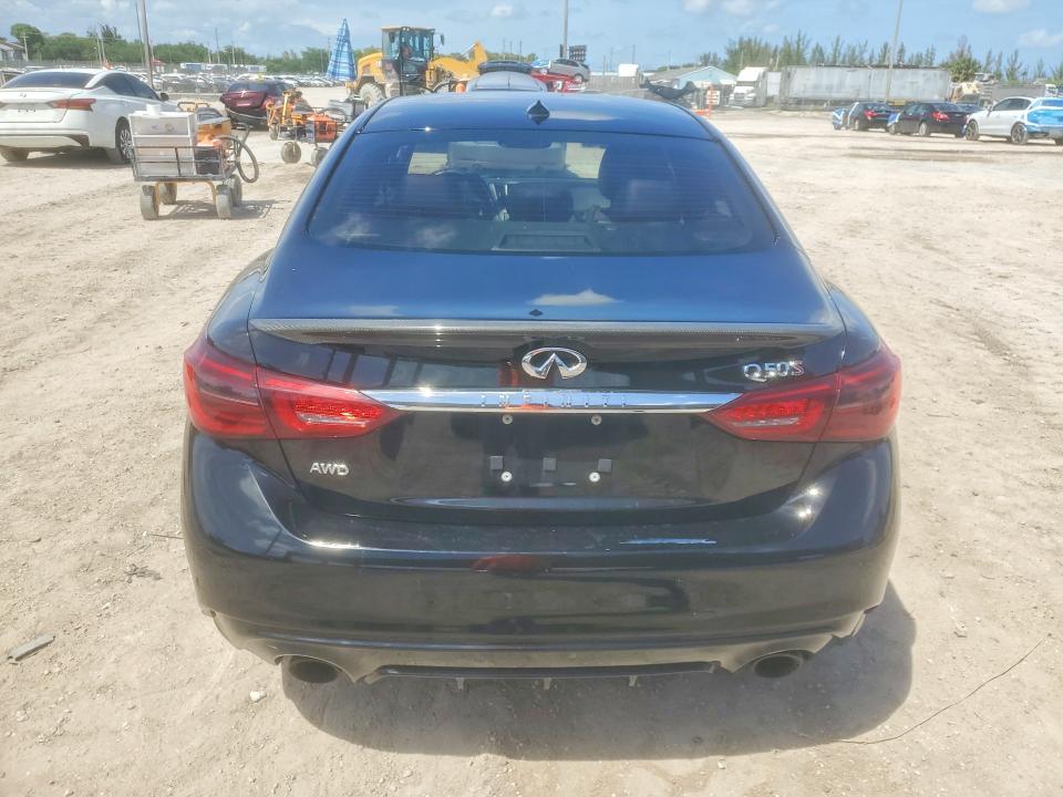 2018 Infiniti Q50 red Sport 400