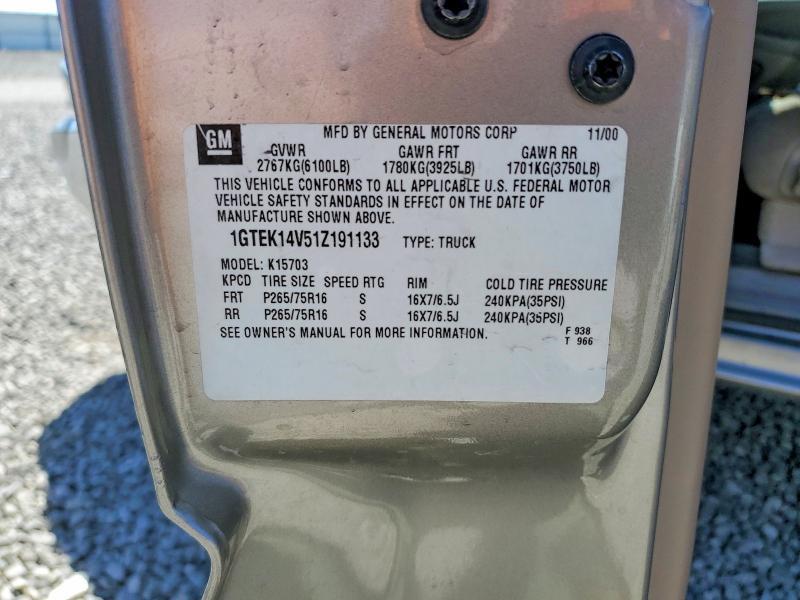 2001 GMC New Sierra K1500