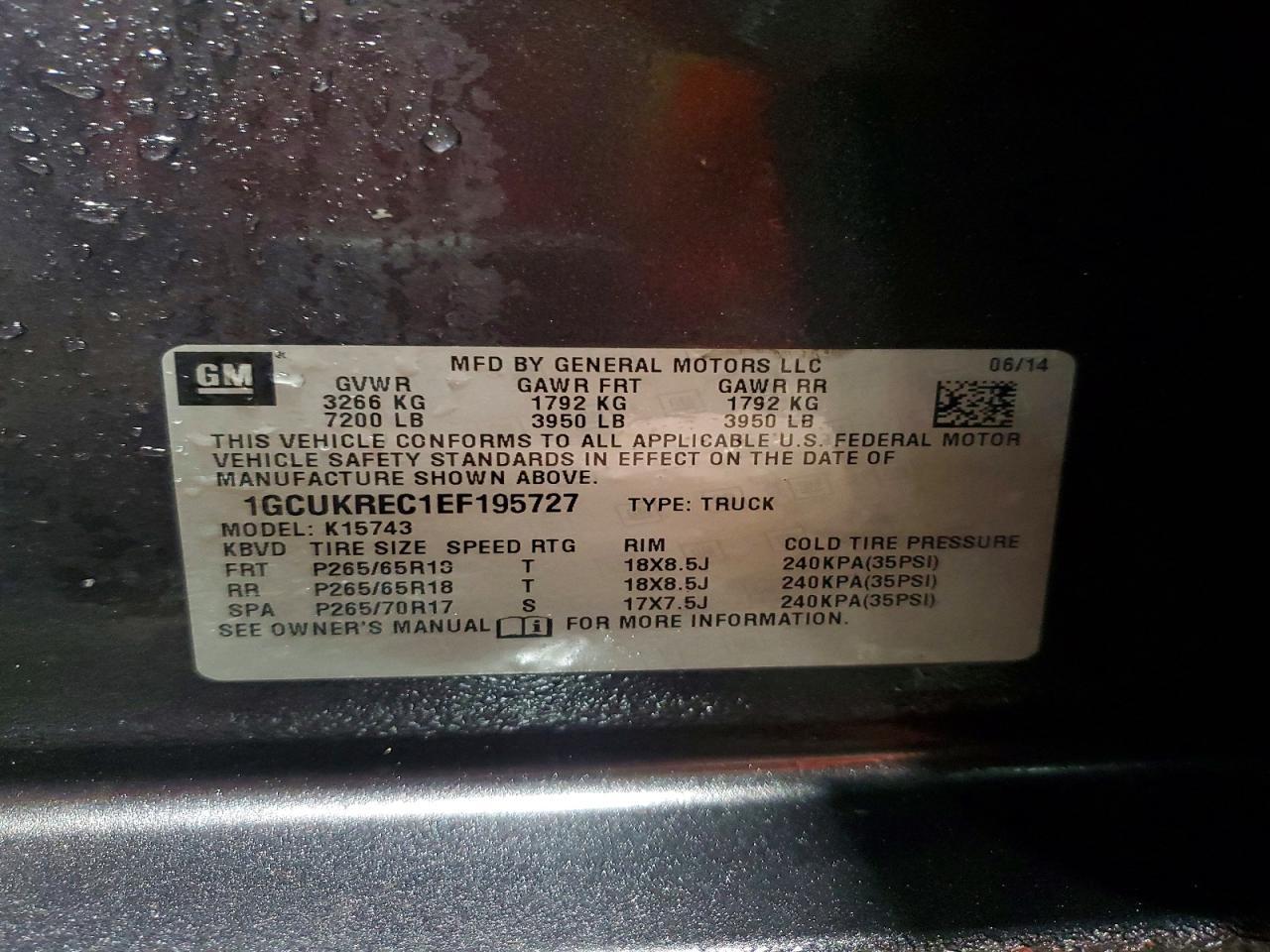 2014 Chevrolet Silverado K1500 LT