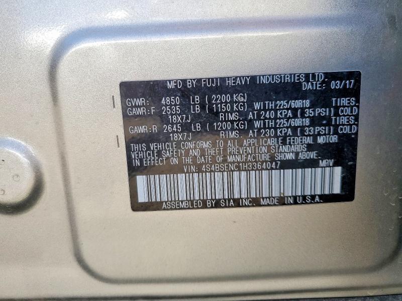 2017 Subaru Outback 3.6r Limited