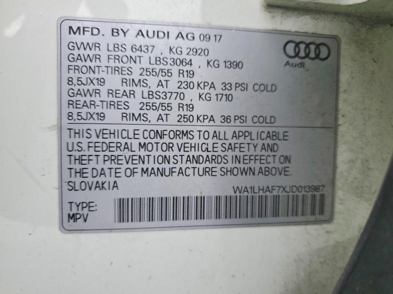 2018 Audi Q7 Premium Plus