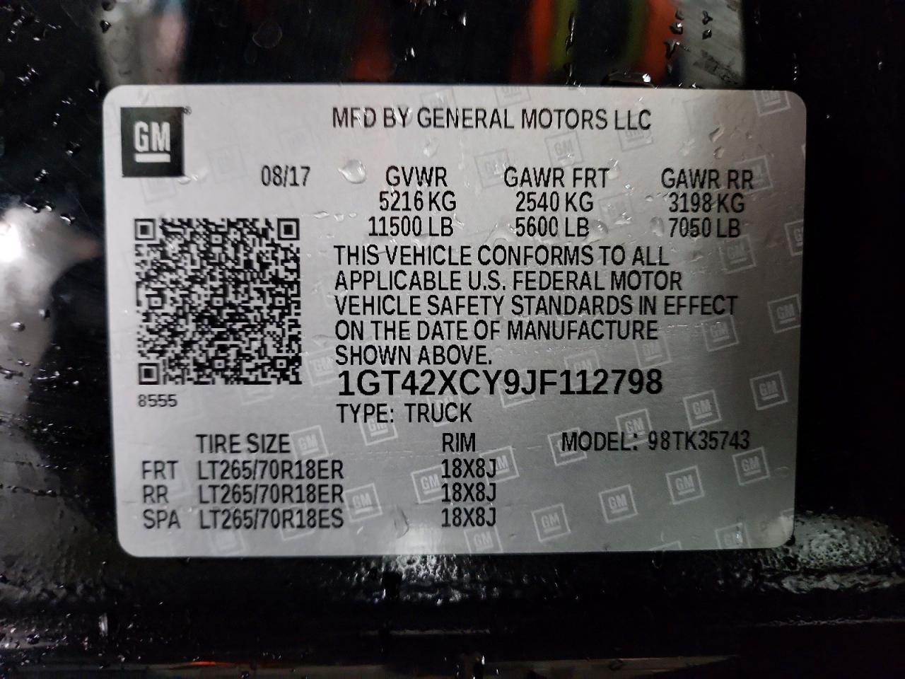 2018 GMC Sierra K3500 SLT