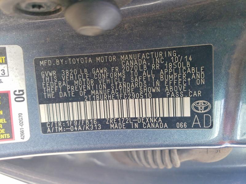 2015 Toyota Corolla le