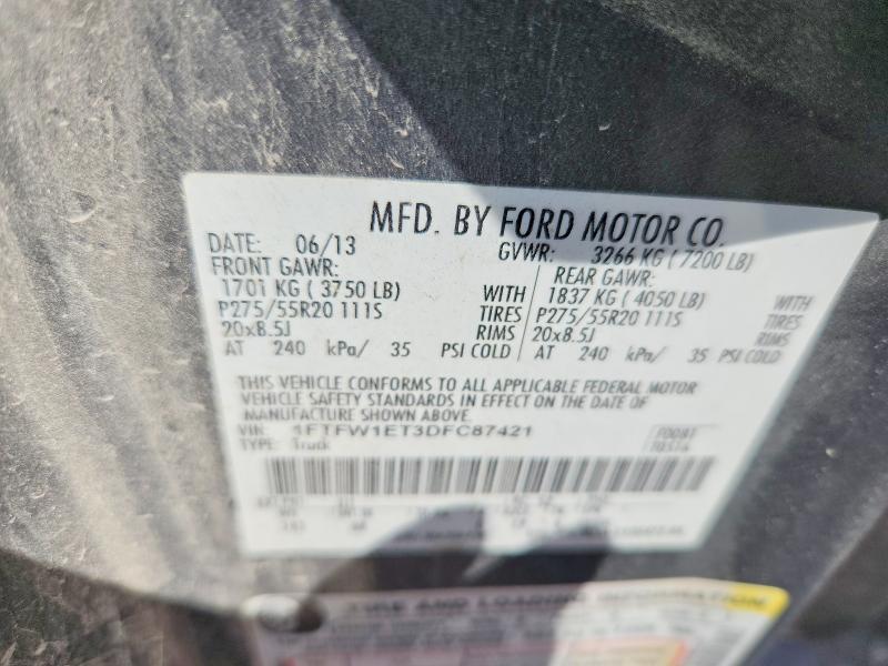 2013 Ford F150 Supercrew