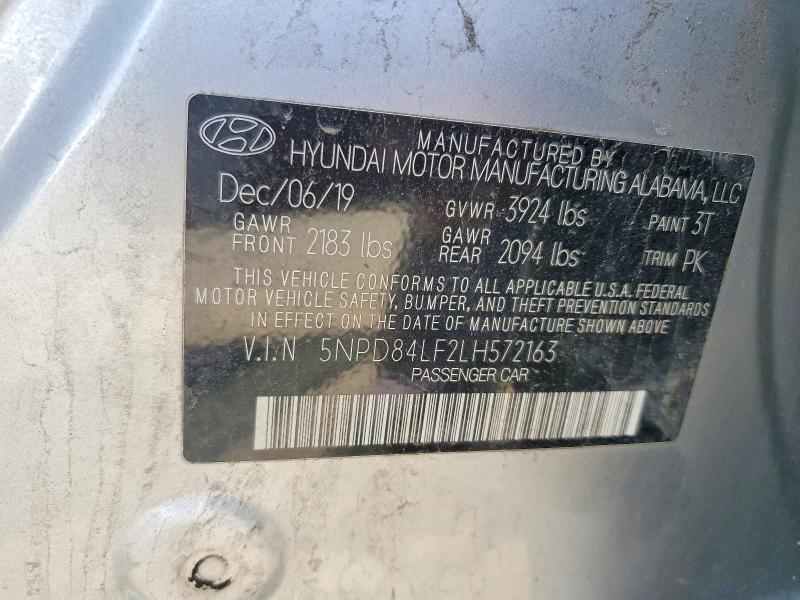 2020 Hyundai Elantra sel