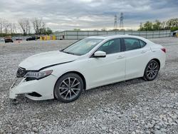 Acura salvage cars for sale: 2015 Acura Tlx Tech