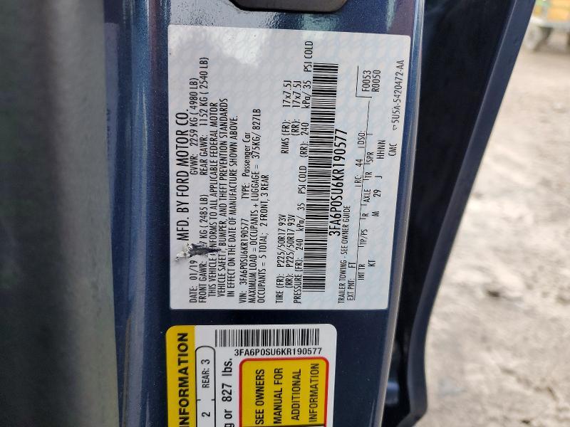 2019 Ford Fusion Titanium