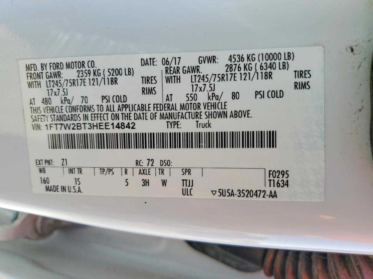 2017 Ford F250 Super Duty