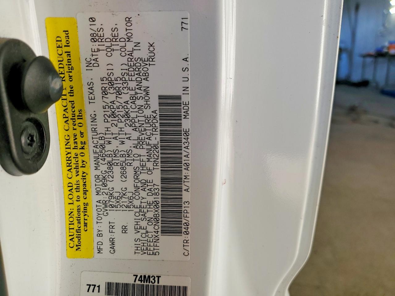 2011 Toyota Tacoma Base