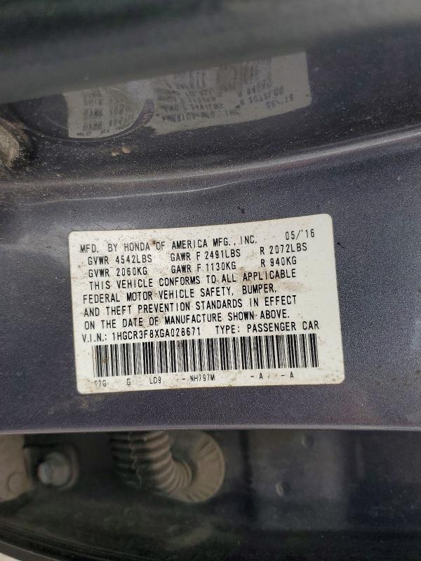 2016 Honda Accord exl