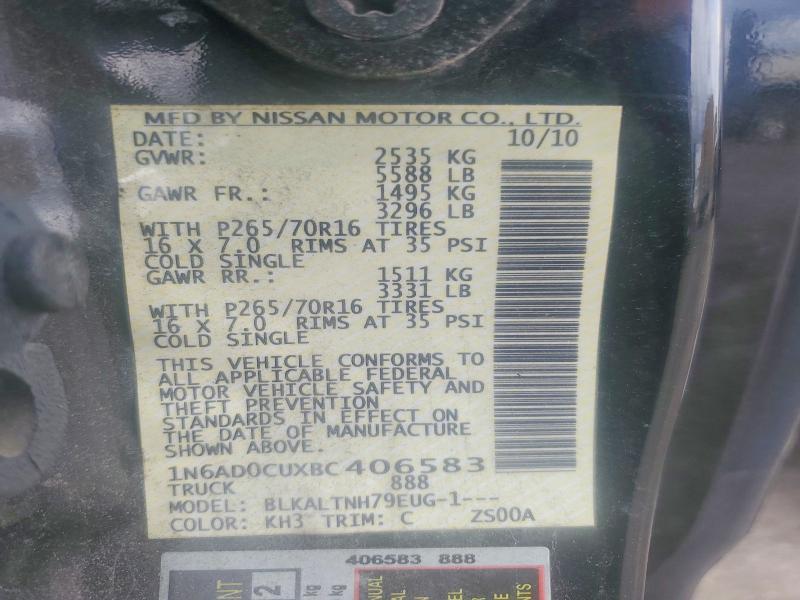 2011 Nissan Frontier SV V6