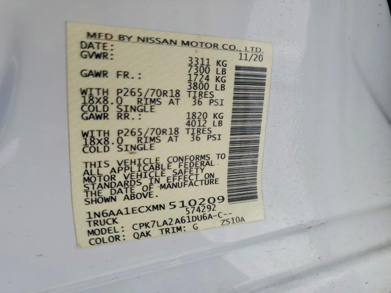 2021 Nissan Titan s