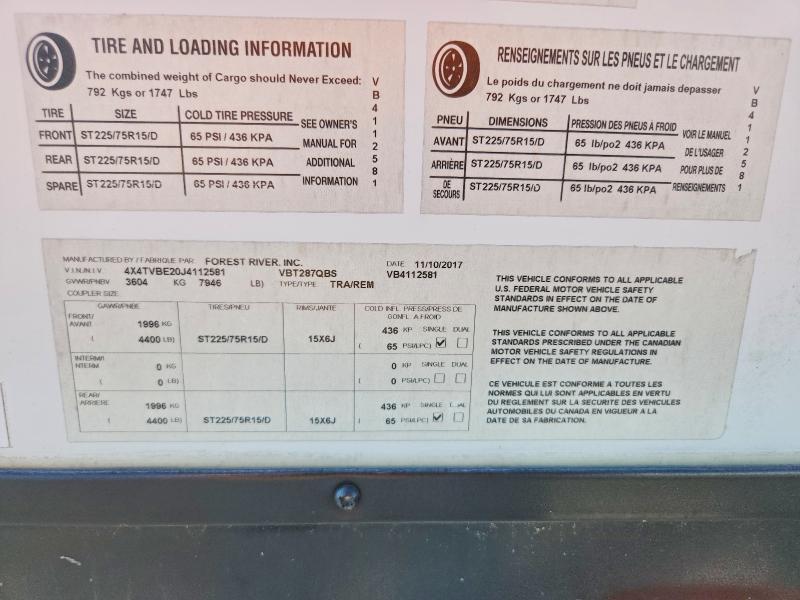 2018 Vibe By Forest River Trailers