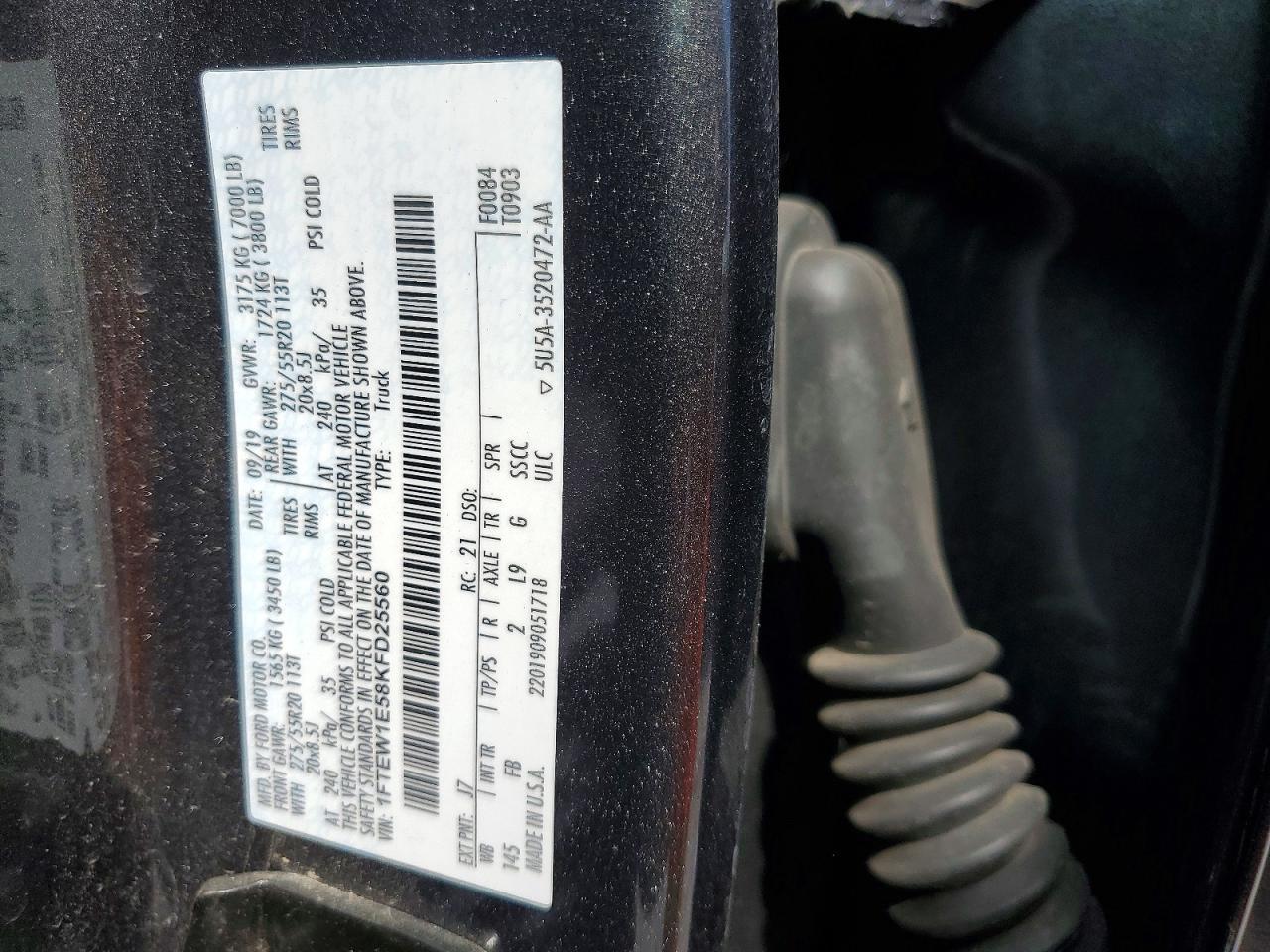 2019 Ford F150 Supercrew