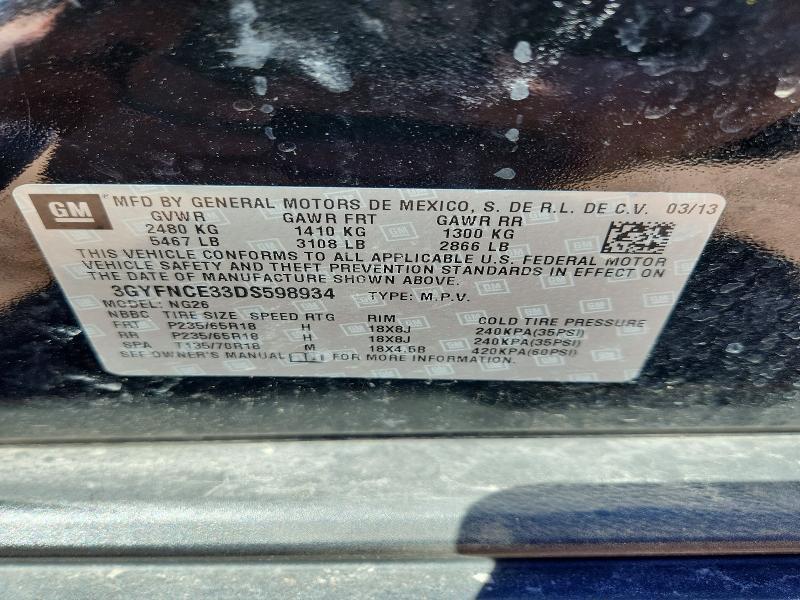 2013 Cadillac Srx Luxury Collection