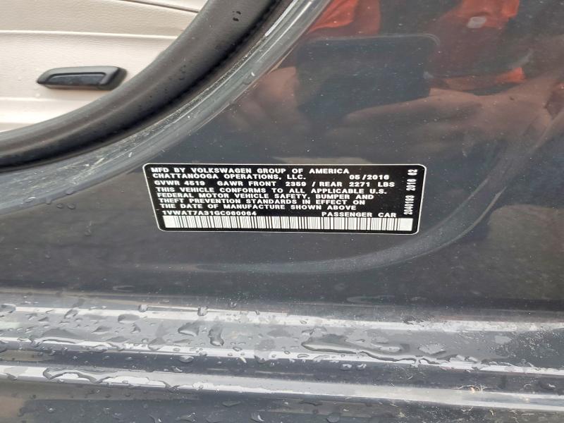 2016 Volkswagen Passat s