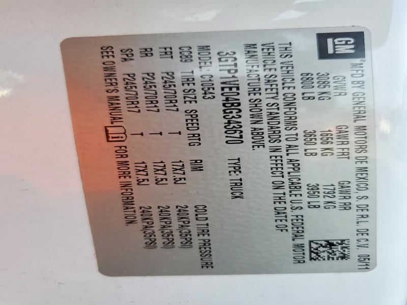 2011 GMC Sierra C1500 sle