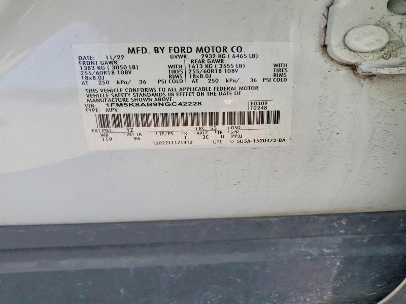 2022 Ford Explorer Police Interceptor