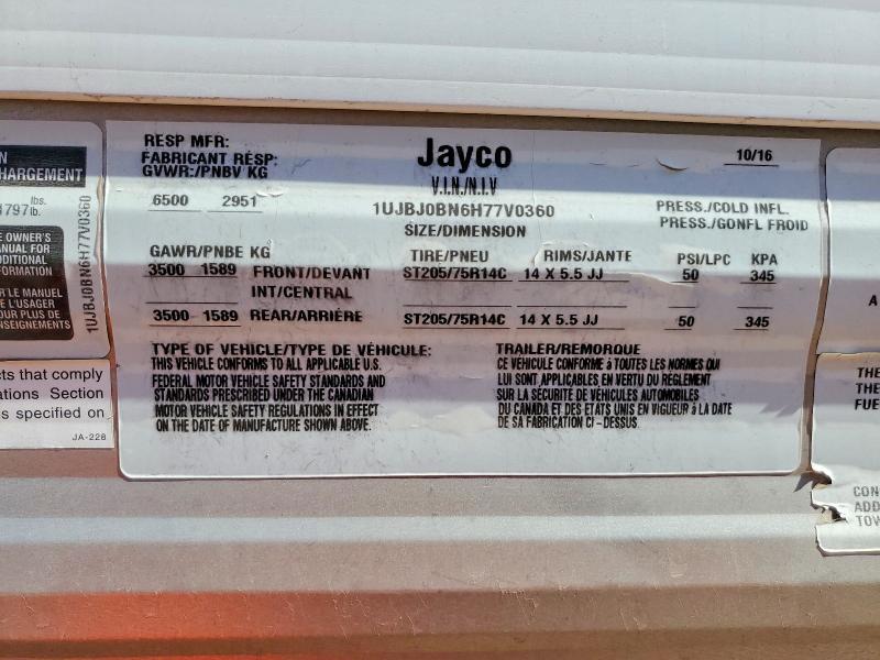 2017 Jayco JAY Flight Camper