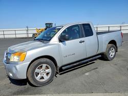 Salvage trucks for sale at Fresno, CA auction: 2009 Nissan Titan XE