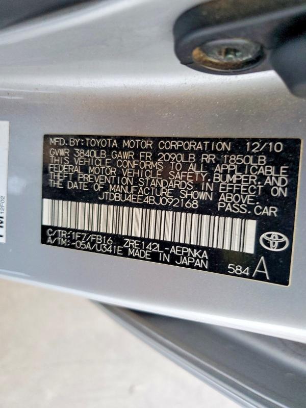 2011 Toyota Corolla le