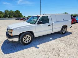 Salvage trucks for sale at Taylor, TX auction: 2007 Chevrolet Silverado C1500 Classic
