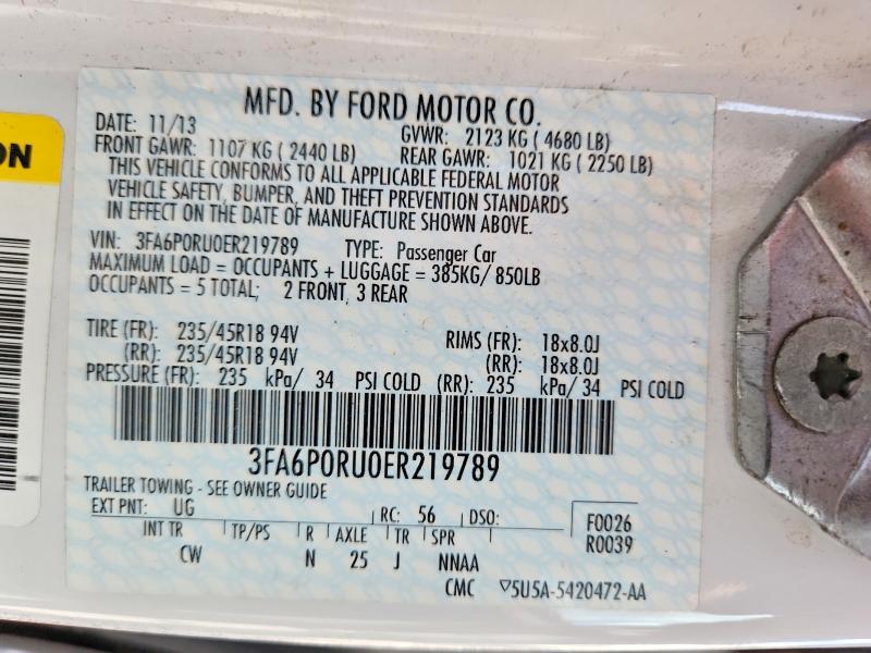 2014 Ford Fusion Titanium hev