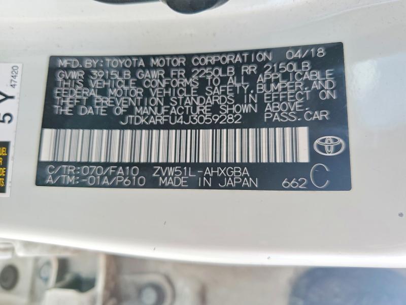 2018 Toyota Prius Three