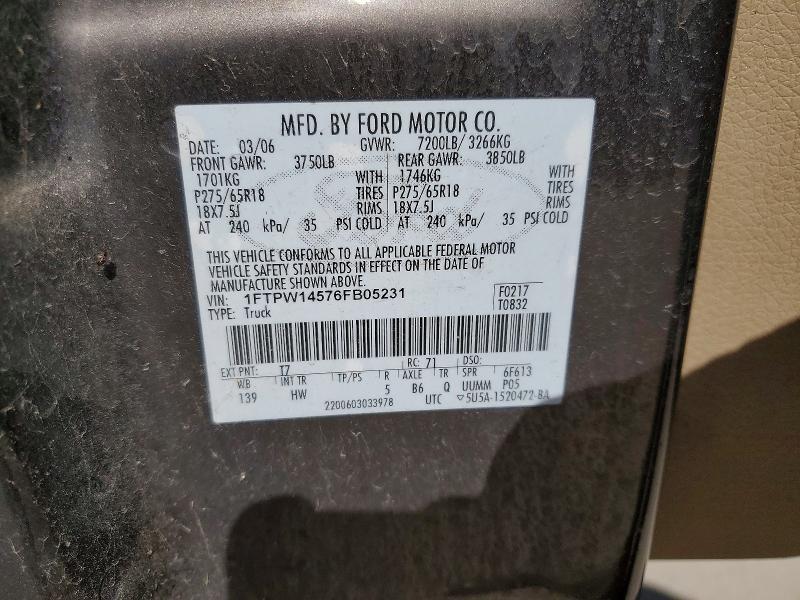 2006 Ford F150 Supercrew