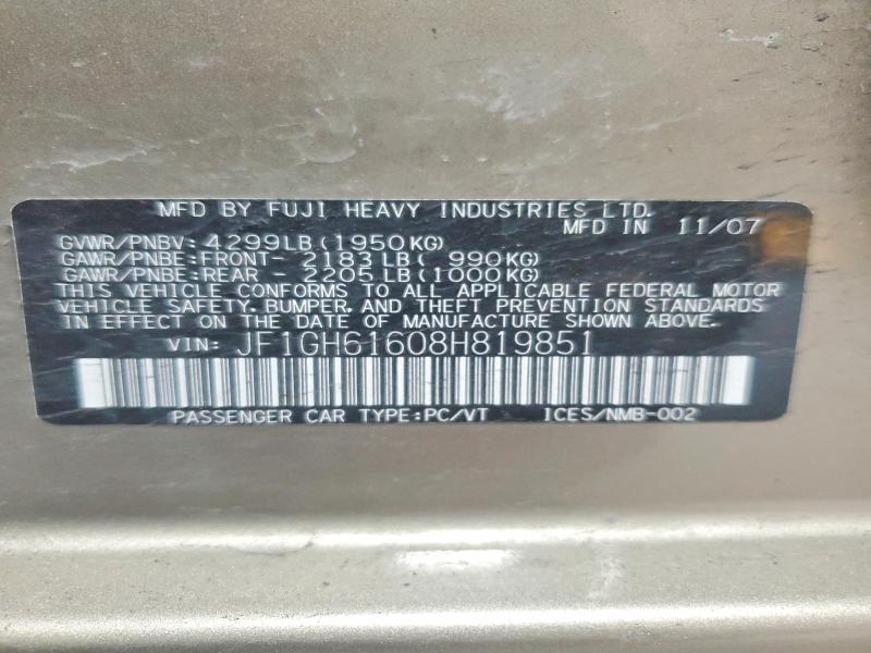 2008 Subaru Impreza 2.5i