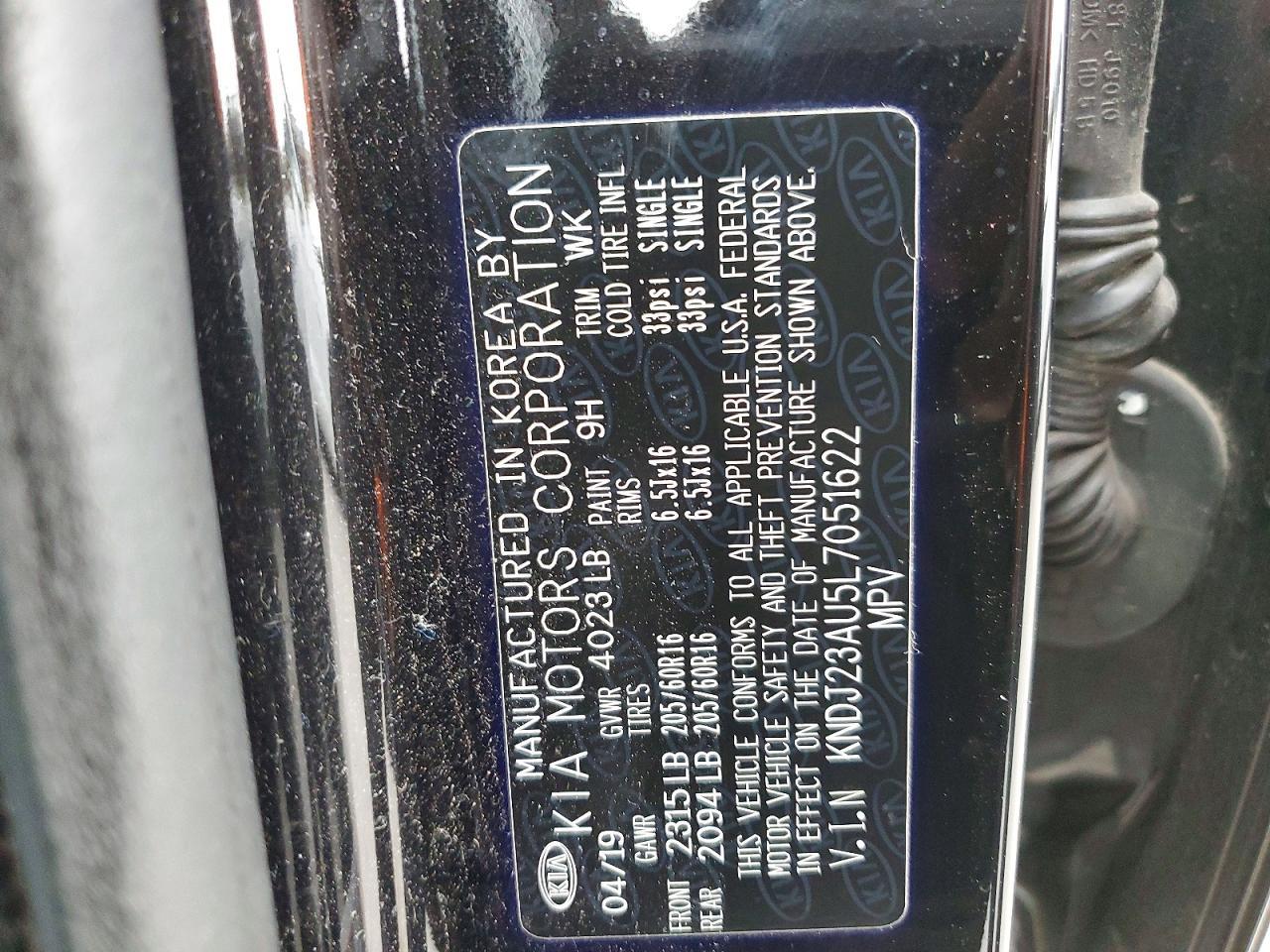 2020 KIA Soul lx