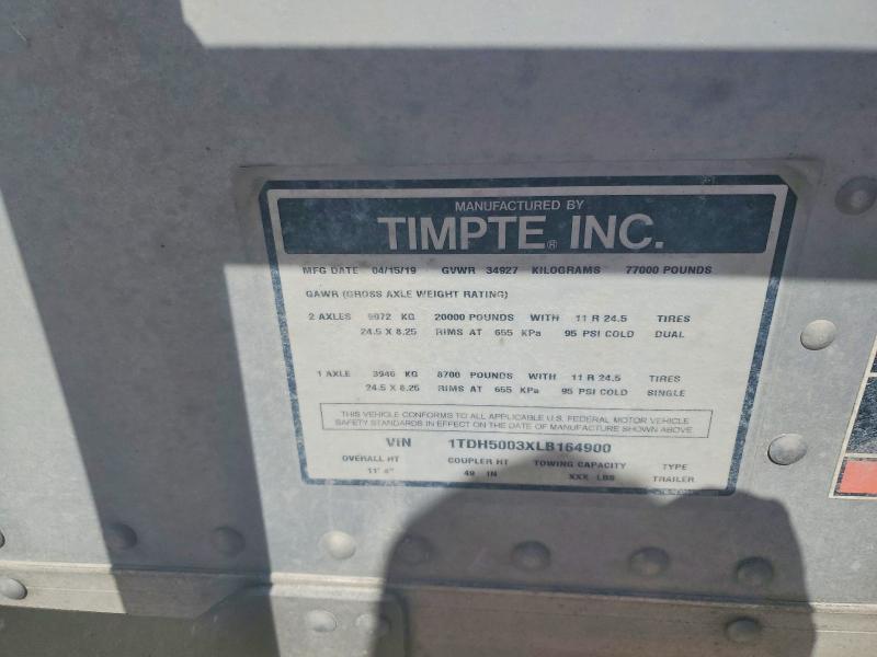 2020 Timpte Grain Trailer