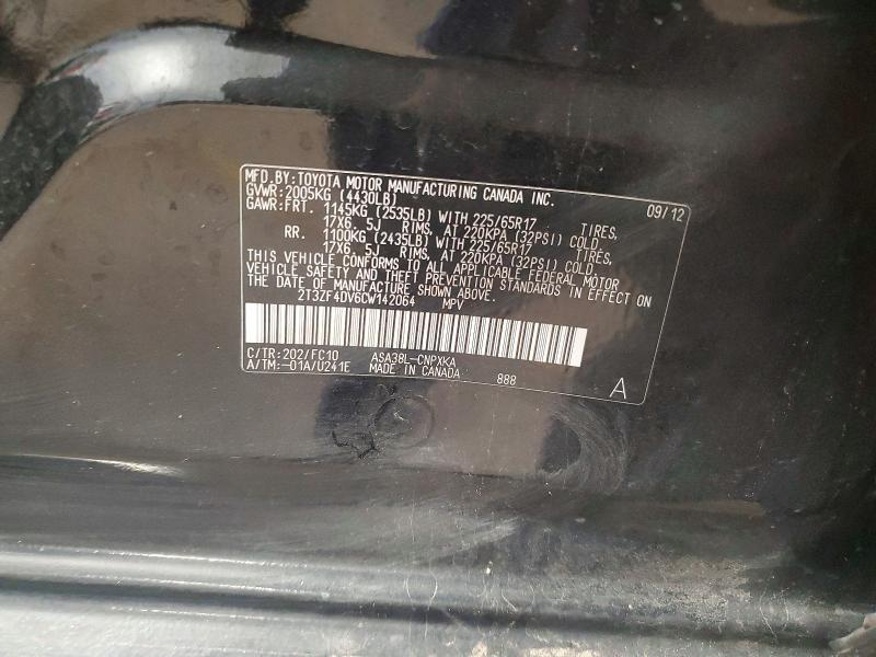 2012 Toyota Rav4 Base