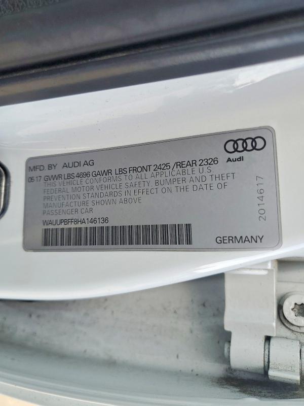 2017 Audi A3 E-tron Premium