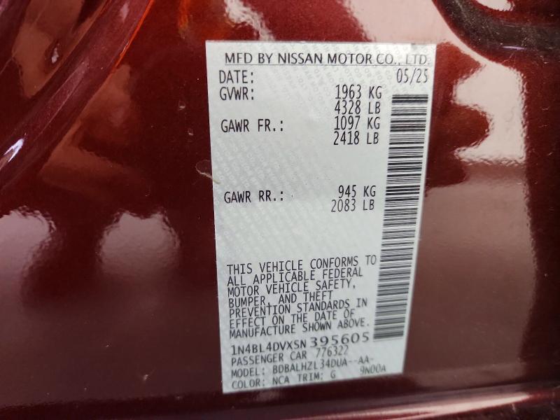 2025 Nissan Altima sv