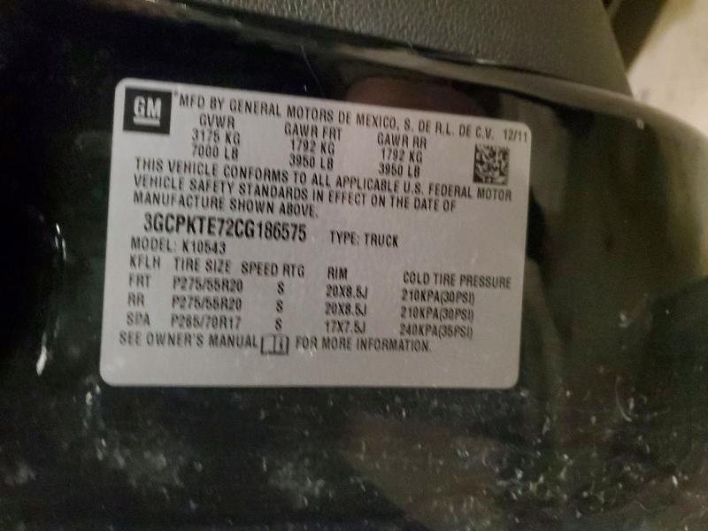 2012 Chevrolet Silverado K1500 LTZ