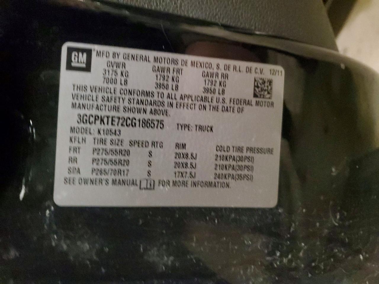 2012 Chevrolet Silverado K1500 LTZ