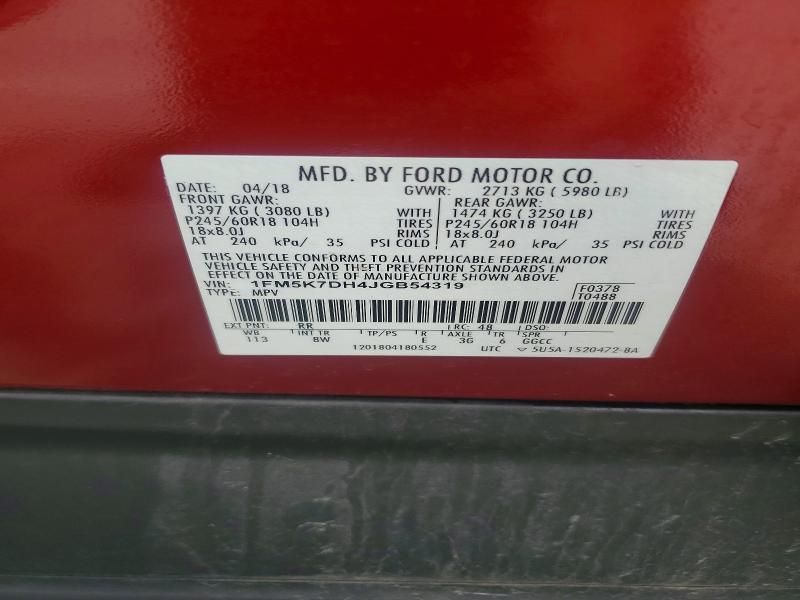 2018 Ford Explorer xlt