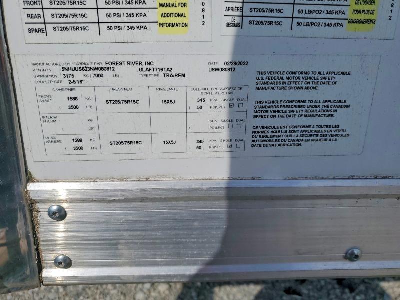 2022 Foresriver 2022 Forest River USW080812 Enclosed Cargo Trailer