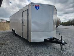 Salvage trucks for sale at Thonotosassa, FL auction: 2025 Interstate VICTVCC24TA3 Enclosed Cargo Trailer