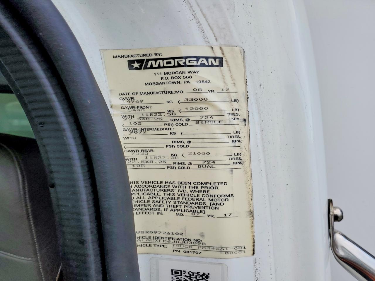 2018 Freightliner Business Class M2 Refrigerated Truck