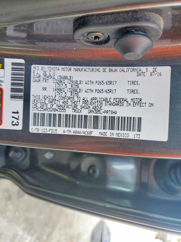 2016 Toyota Tacoma trd Sport