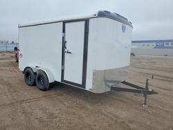 Salvage trucks for sale at Greenwood, NE auction: 2025 Utility Enclosed Cargo Trailer