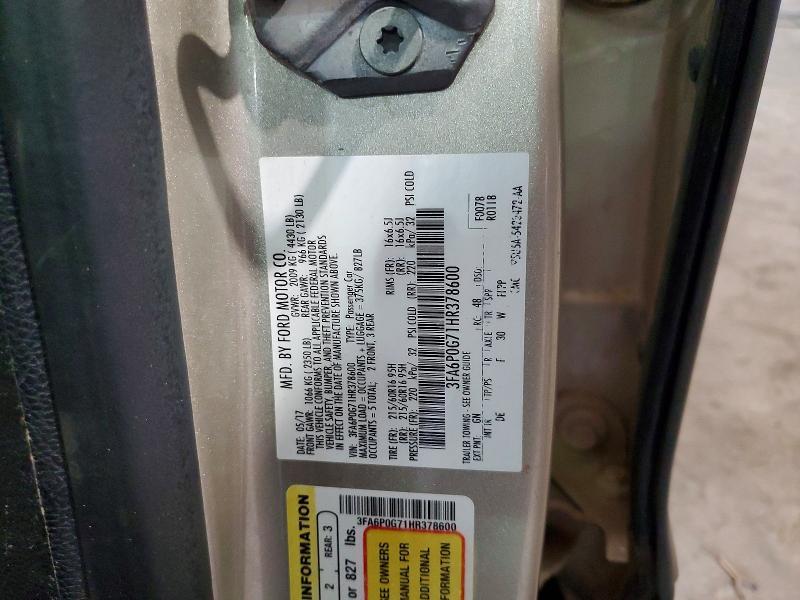 2017 Ford Fusion s