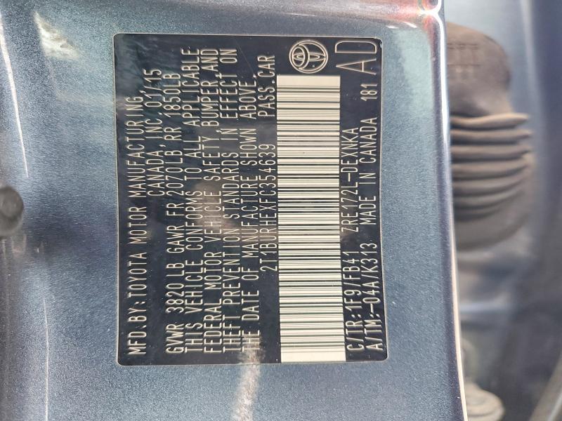 2015 Toyota Corolla le