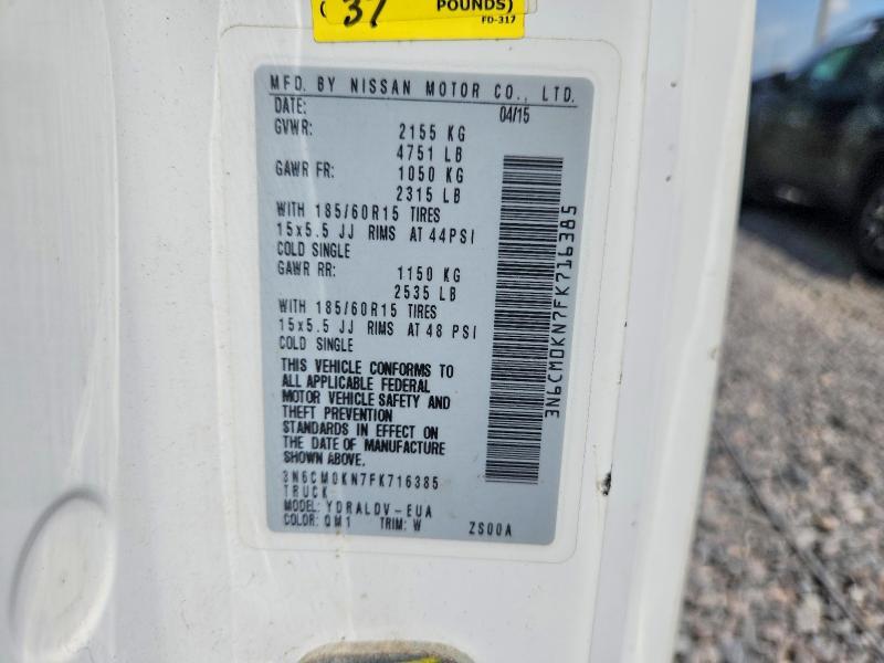 2015 Nissan Nv200 s