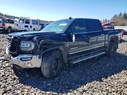 Salvage trucks for sale at Windham, ME auction: 2018 GMC Sierra K1500 SLT