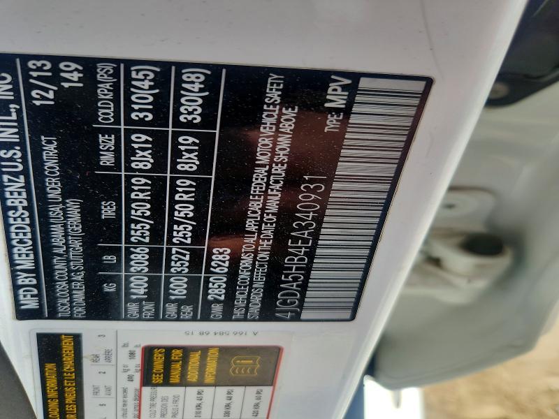 2014 Mercedes-Benz Ml 350 4matic