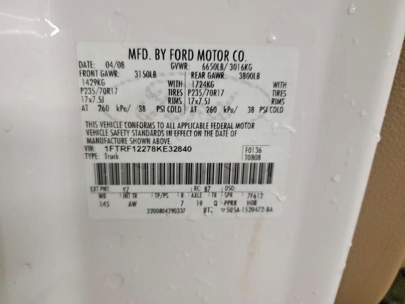 2008 Ford F150